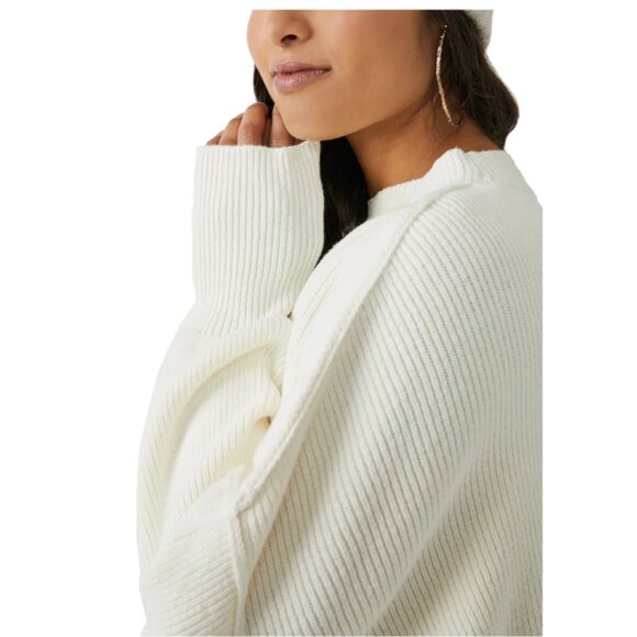 NEW FREE PEOPLE Easy Street Crop Sweater in brown for women 1225 3t0 - Picture 10 of 13